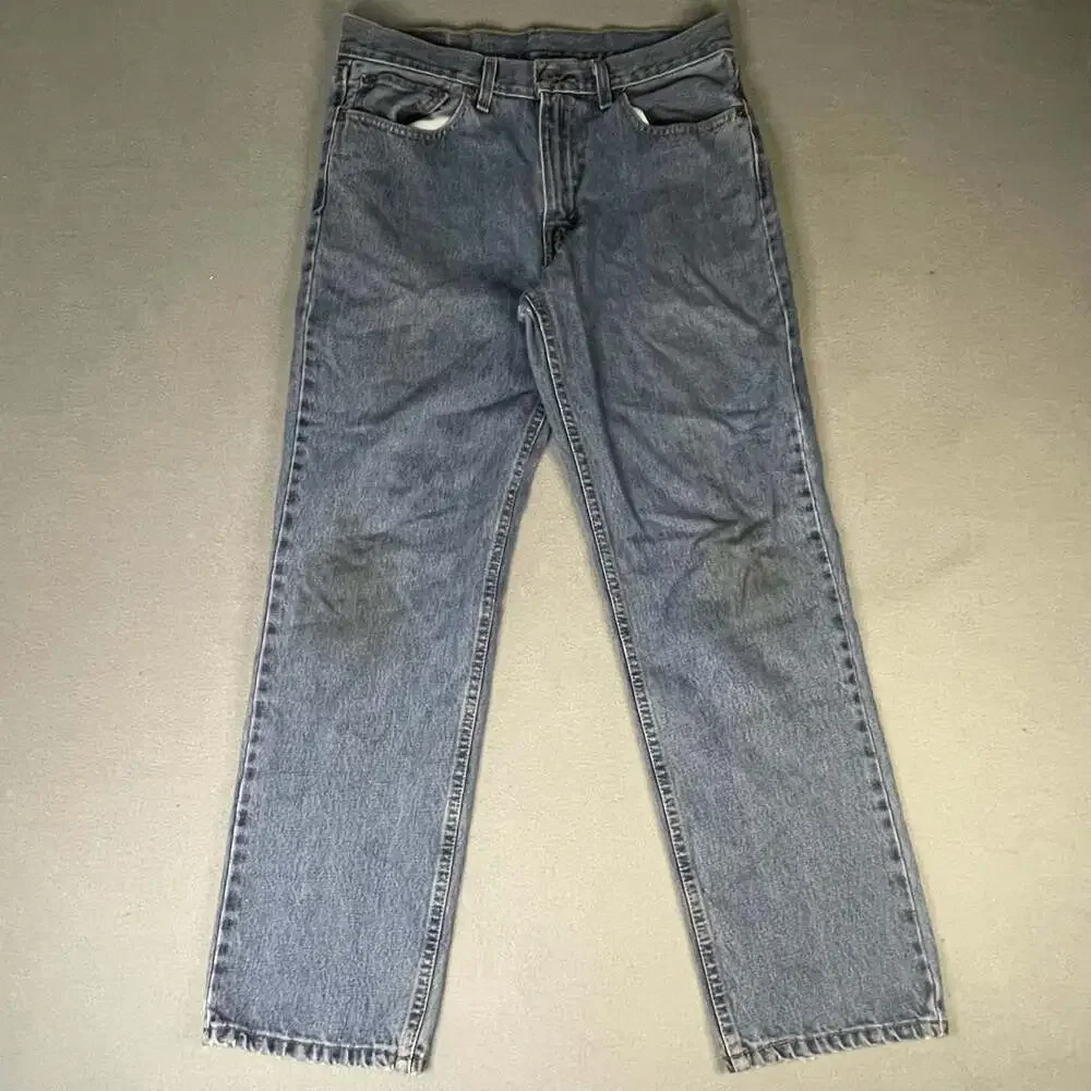 Levi's 550 Blue Relaxed straight Leg Denim Jeans Size Men’s W32 L30